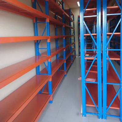 Medium Duty Storage Rack Warehouse Long Span Metal Racking Fitting Plastic Bin